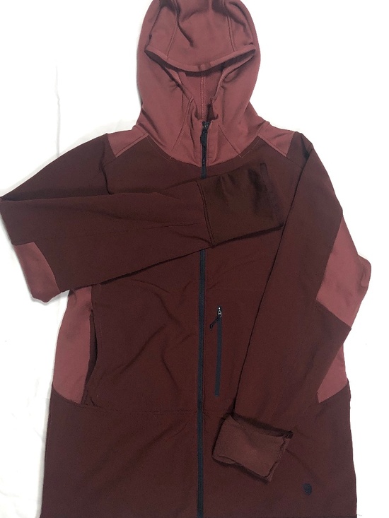 Mountain Hardwear Jackets & Blazers - Womens Mountain Hardware softshell jacket size M brown full zip stretchy